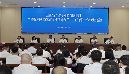 遂宁兴业集团召开 “效率革命行动”工作专班会议